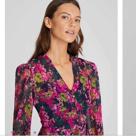 Club Monaco NWTs Floral Printed Maxi Dress - Picture 3 of 13